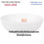 Chậu Nail,lavabo sứ đặt bàn giá rẻ KAG-LB30