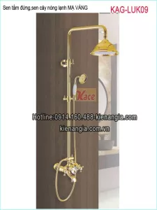 Sen cây,sen tắm đứng đồng mạ vàng cao cấp KAG-LUK09