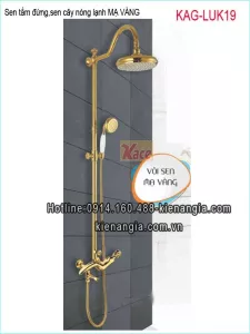 Sen cây,sen tắm đứng đồng mạ vàng cao cấp KAG-LUK19