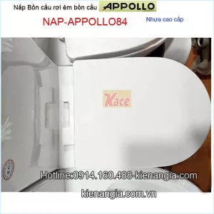 Nắp bồn cầu APPOLLO liền khối rơi êm KAG-NAP-APPOLLO84