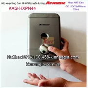 Hộp xà phòng nhấn tay 750ml xám ATMOR KAG-HXPN44