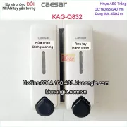 Hộp xà phòng nước nhấn tay 2 ngăn  Caesar KAG-Q832