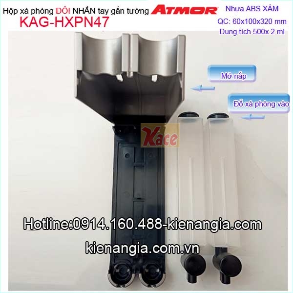 KAG-HXPN47-Hop-xa-phong-nuoc-gan-tuong-nhan-tay-2-ngan-XAM-500-ATMOR-KAG-HXPN47-4