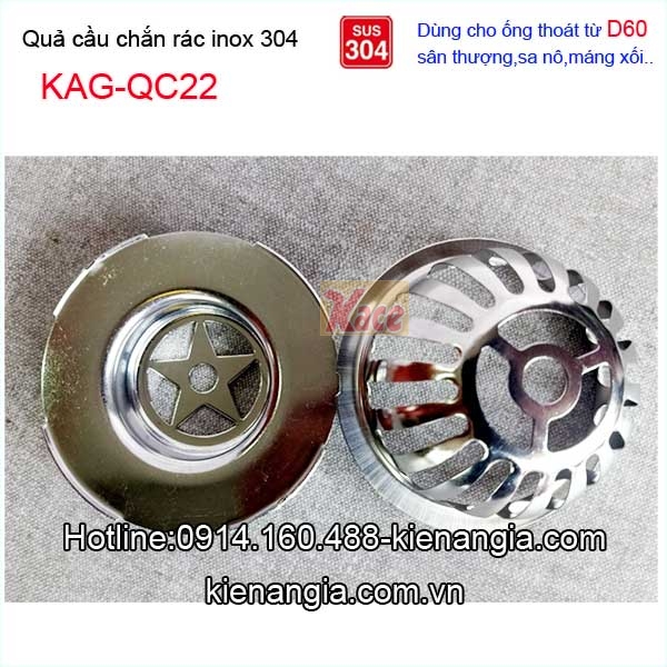 Qua-cau-chan-rac-san-thuong-Inox-304-D60-KAG-QC22-1