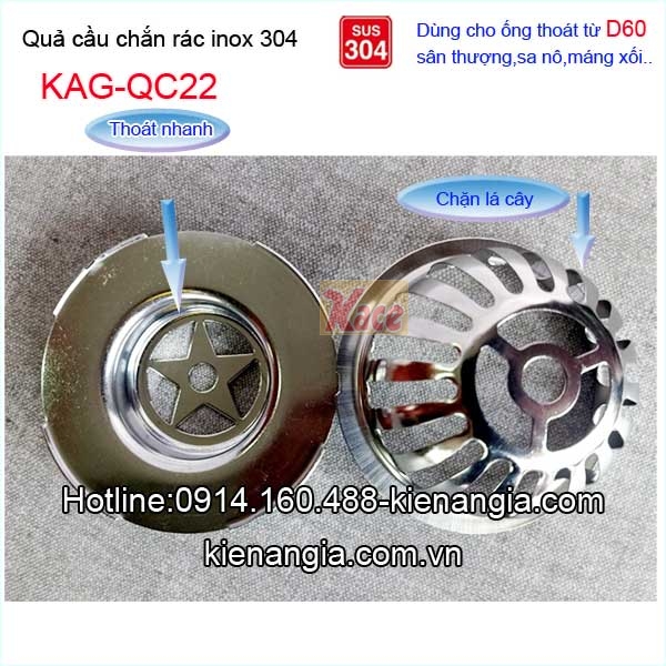 Qua-cau-chan-rac-san-thuong-Inox-304-D60-KAG-QC22-2