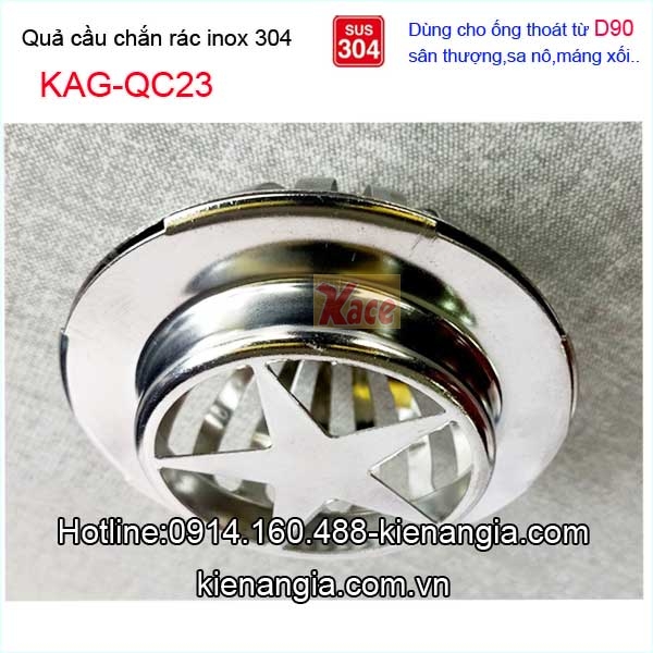 Qua-cau-chan-rac-san-thuong-Inox-304-D90-KAG-QC23-1