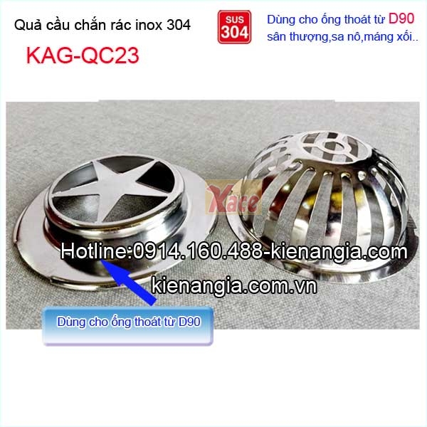 Qua-cau-chan-rac-san-thuong-Inox-304-D90-KAG-QC23-2