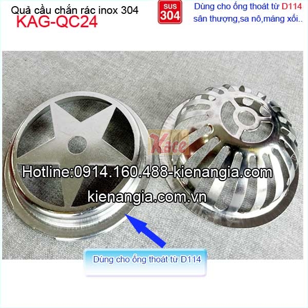 Qua-cau-chan-rac-san-thuong-Inox-304-D114-KAG-QC24-3