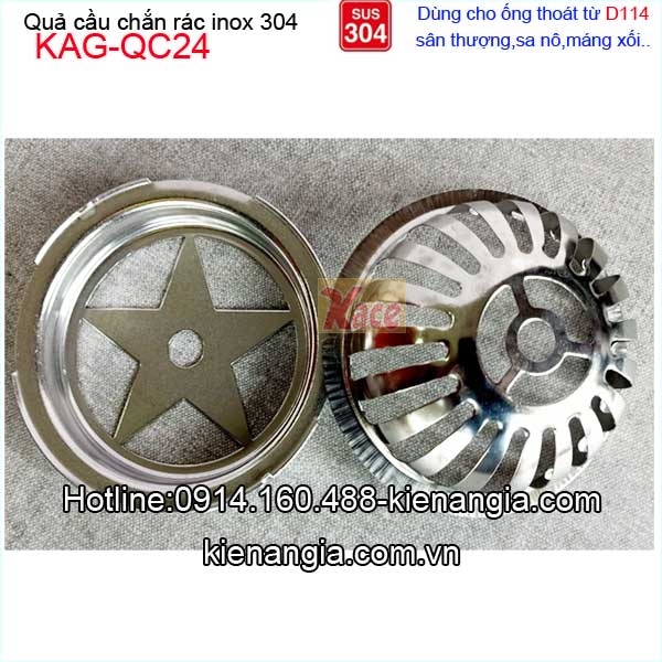 Qua-cau-chan-rac-san-thuong-Inox-304-D114-KAG-QC24-5