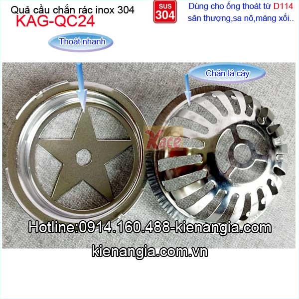 Qua-cau-chan-rac-san-thuong-Inox-304-D114-KAG-QC24-7