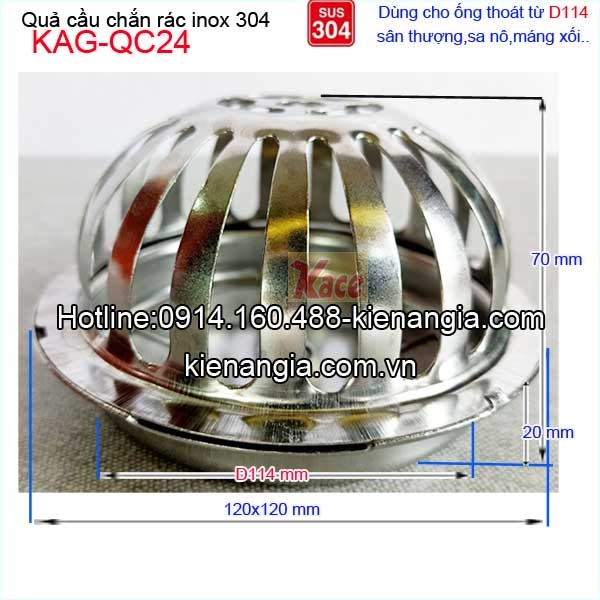 Qua-cau-chan-rac-san-thuong-Inox-304-D114-KAG-QC24-tskt