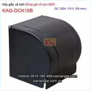 Hộp giấy vệ sinh kín đồng giả cổ đen KAG-DCK10B