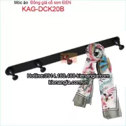 Móc áo đồng giả cổ màu đen KAG-DCK20B