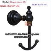 Móc đôi đồng giả cổ màu đen KAG-DCK01UB