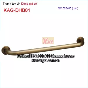 Thanh tay vịn đồng giả cổ KAG-DHB01