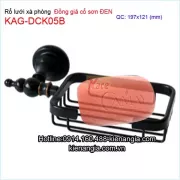 Rổ lưới xà phòng đồng giả cổ đen KAG-DCK05B