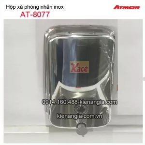 Hộp xà phòng nhấn inox sus304 ATMOR 8077