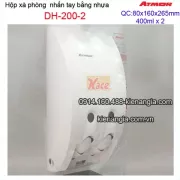 Hộp xà phòng đôi nhấn tay  ATMOR DH 200-2