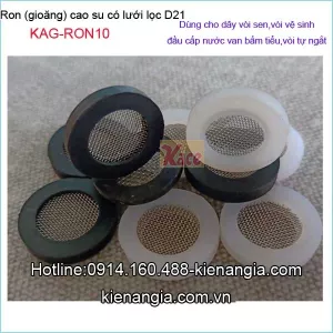 Combo 10 Ron gioăng cao su D21 có lưới lọc KAG-RON10