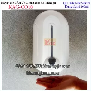 Máy xịt cồn cảm ứng dùng pin gắn tường KAG-CO10