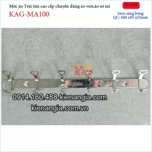 Móc trái tim đôi áo vest,sơ mi cao cấp KAG-MA100