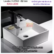 Lavabo vuông đặt bàn KAG-LB39