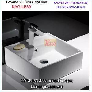 Lavabo vuông đặt bàn KAG-LB39