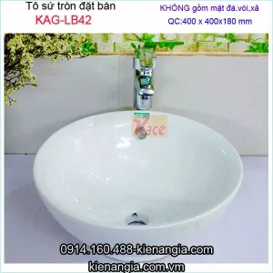 Tô sứ tròn đặt bàn KAG-LB42
