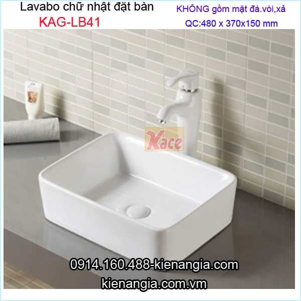 KAG-LB41-Chau-lavabo-chu-nhat-dat-ban-KAG-LB41