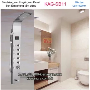 Sen bảng,sen thuyền inox sus304 màu bạc KAG-SB11