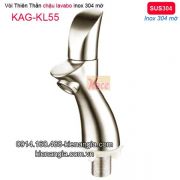 Vòi lạnh thiên thần lavabo inox sus304 KAG-KL55