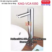 Km2025 Vòi cảm ứng bóng lavabo đặt bàn KAG-VCA1050 cao 30cm -Pin & điện