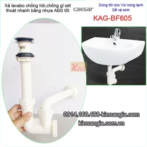 Xả lavabo chống hôi,không gỉ,thoát nhanh Caesar BF605