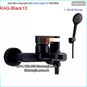 Sen tắm nóng lạnh đồng đen guyền bí KAG-Black13