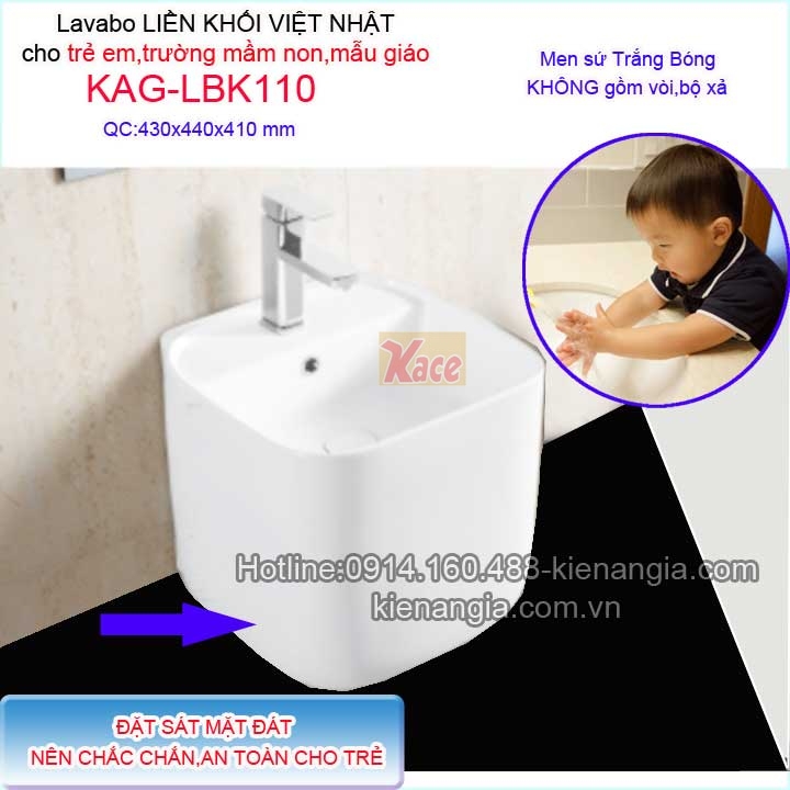 Chậu liền khối trường mẫu giáo IMEX-KAG-LBK110