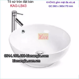 Tô sứ đặt bàn,chậu nổi KAG-LB43