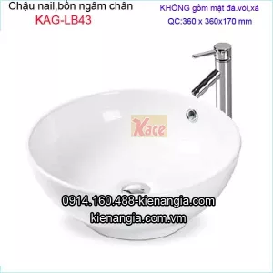 Chậu nail,bồn ngâm chân KAG-LB43
