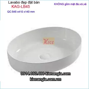 Chậu oval đặt bàn mỹ thuật KAG-LB45