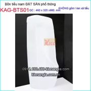 Bồn tiểu nam đặt sàn phổ thông KAG-BTS01