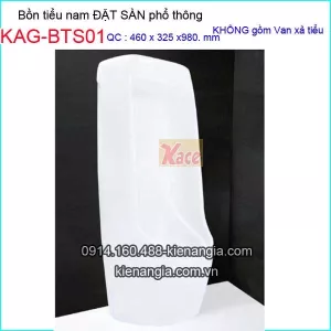 Bồn tiểu nam đặt sàn phổ thông KAG-BTS01