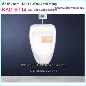 Bồn tiểu nam treo tường phổ thông KAG-BTN14
