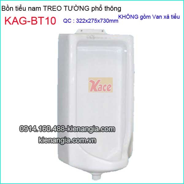 Bồn tiểu nam treo tường phổ thông KAG-BTN10