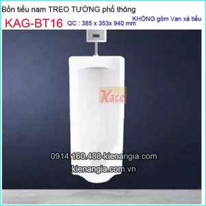 Bồn tiểu nam treo tường phổ thông KAG-BTN16
