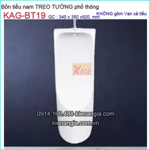 Bồn tiểu nam treo tường phổ thông KAG-BTN19