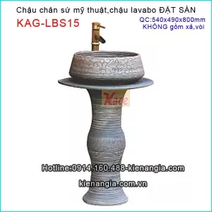 Chậu chân sứ mỹ thuật đặt sàn KAG-LBS15