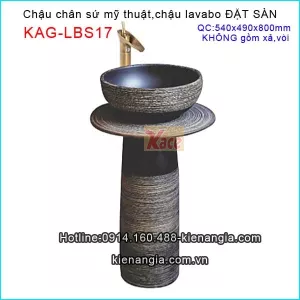 Chậu chân sứ mỹ thuật đặt sàn KAG-LBS17