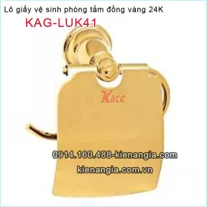 Lô giấy vệ sinh màu vàng 24K KAG-LUK41