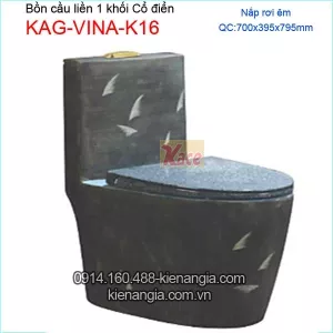 Bồn cầu 1 khối cổ điển KAG-VINA-K16