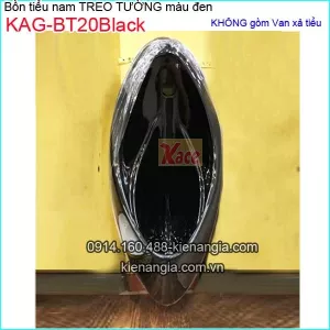 Bồn tiểu nam treo tường màu đen KAG-BTN20Black