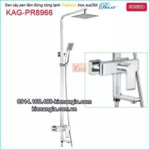 Sen tắm đứng vuông nóng lạnh inox sus304 Thailand Prolax-KAG-PR8966